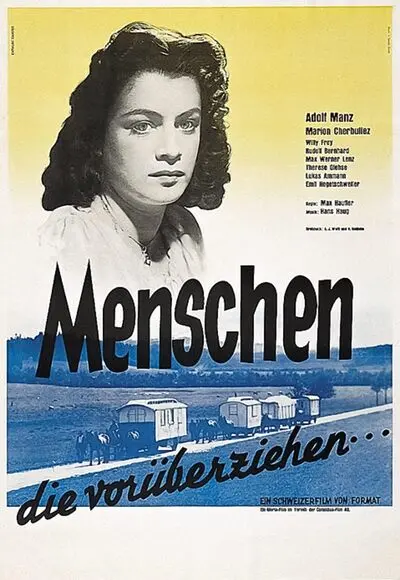 Menschen die vorüberziehen